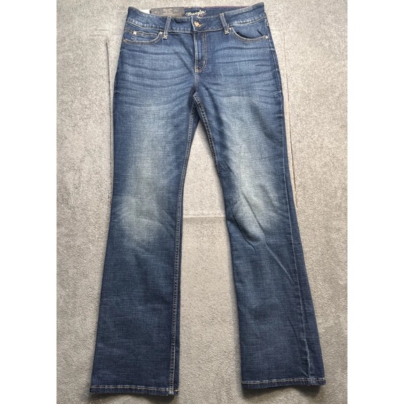 Wrangler Retro Bootcut Jeans Women's‎ 11x34 Western Mid Rise Stretch Denim - Picture 2 of 12